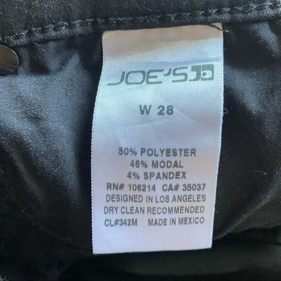 JOE'S JEANS BLACK THRILLER SKINNY PANTS SEBASTIAN Denim Jeans - Picture 9 of 10